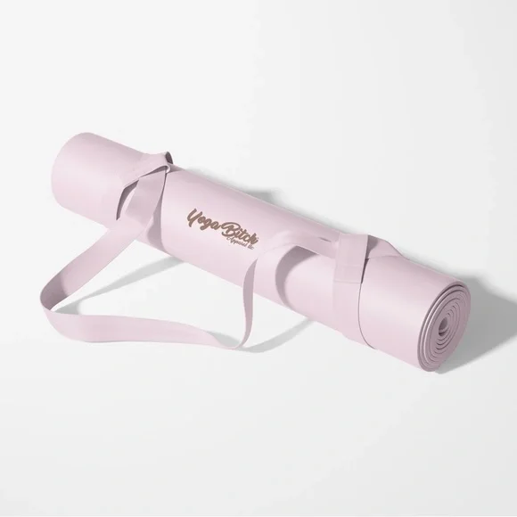 The Bitchin Mat 🤍 Premium Leather Look Yoga Mat by Yoga Bitch NWT - Picture 2 of 7